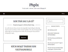 Tablet Screenshot of phplx.net